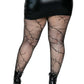 Leg Avenue Cracked Fishnet Tights