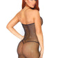 Leg Avenue Crystalized Fishnet Convertible Tube Dress - Black - One Size
