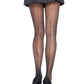 Leg Avenue Cuban Foot Pantyhose - 1x-2x - Black