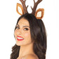 Leg Avenue Fawn Ear Antler Headband - Brown - One Size