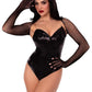 Leg Avenue Fishnet Fingerless Gloved Shrug