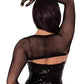 Leg Avenue Fishnet Fingerless Gloved Shrug