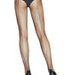 Leg Avenue Fishnet with Backseam Pantyhose - Black - One Size