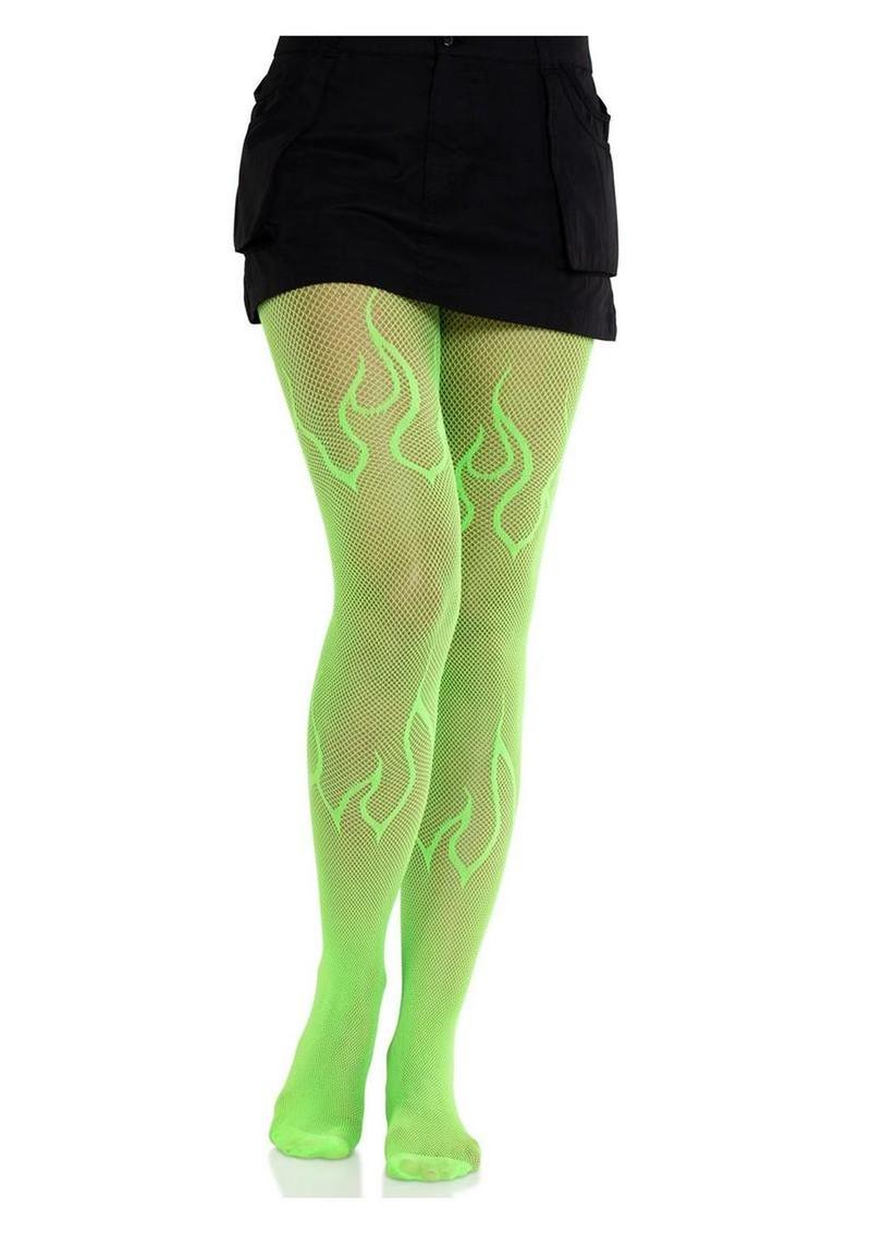Leg Avenue Flame Net Tights
