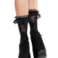 Leg Avenue Floral Lace Ruffle Top Anklets