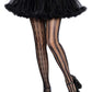 Leg Avenue Harlequin Net Tights - Black - One Size