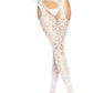 Leg Avenue Heart Net Suspender Hose
