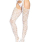 Leg Avenue Heart Net Suspender Hose