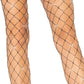Leg Avenue Indescent Rhinestone Fence Net Tights - Black - One Size