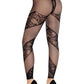 Leg Avenue Lace and Net Illusion Footless Tights