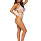 Leg Avenue Lace Cut Out Strappy Bodysuit