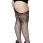 Leg Avenue Lace Top Fishnet Backseam Stockings