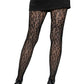 Leg Avenue Leopard Net Tights - Animal Print/Black - One Size