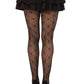 Leg Avenue Love Struck Heart Net Tights