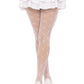 Leg Avenue Love Struck Heart Net Tights
