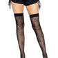 Leg Avenue Mood Swing Fishnet Thigh Highs - Black - One Size