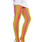 Leg Avenue Neon Rainbow Striped Tights - Multicolor - One Size