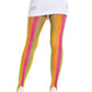 Leg Avenue Neon Rainbow Striped Tights