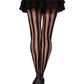 Leg Avenue Net and Opaque Striped Tights