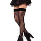 Leg Avenue Occult Net Thigh Highs - Black - One Size