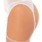 Leg Avenue Rhinestone Garter Belt - White - One Size