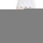 Leg Avenue Satin Bow Top Fishnet Thigh Highs with Rhinestone Backseam - White - One Size