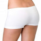 Leg Avenue Seamless Boyshorts - White - One Size