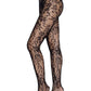 Leg Avenue Seamless Chantilly Floral Lace Tights
