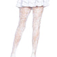 Leg Avenue Seamless Chantilly Floral Lace Tights
