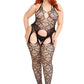 Leg Avenue Seamless Heart Net Suspender Bodystocking