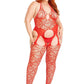 Leg Avenue Seamless Heart Net Suspender Bodystocking