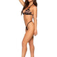 Leg Avenue Sheer Butterfly Applique Bra Top and G-String Panty