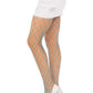 Leg Avenue Spandex Diamond Panty Hose - Neon Blue - One Size