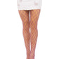 Leg Avenue Spandex Diamond Panty Hose - Purple - One Size