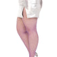 Leg Avenue Spandex Industrial Net Tights - 1x-2x - Purple