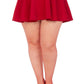 Leg Avenue Spandex Industrial Net Tights - 1x-2x - Red
