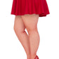 Leg Avenue Spandex Industrial Net Tights - 1x-2x - Red
