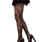 Leg Avenue Spiderweb Net Tights - Black - One Size