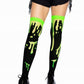 Leg Avenue Splatter Thigh Highs