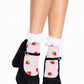 Leg Avenue Strawberry Polka Dot Ruffle Top Anklets