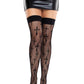 Leg Avenue Worship Me Cross Net Thigh Highs