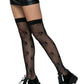 Leg Avenue Ying Yang Fishnet Thigh Highs