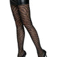 Leg Avenue Zebra Net Tights