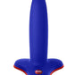 Limba Flex S Silicone Fit Dildo Posable with Suction Cup Base - Blue - Small
