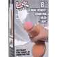 Loadz Dual Density Squirting Dildo - Vanilla - 8in