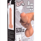 Loadz Dual Density Squirting Dildo - Vanilla - 8in