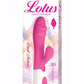 Lotus Sensual Massager #1 Silicone Rabbit Vibrator - Pink/White