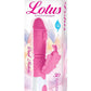 Lotus Sensual Massager #4 Silicone Rabbit Vibrator - Pink/White