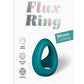 Flux Ring Silicone Cock Ring - Teal Me - Teal