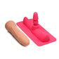 Lovebotz Saddle Adapter with Silicone Dildo